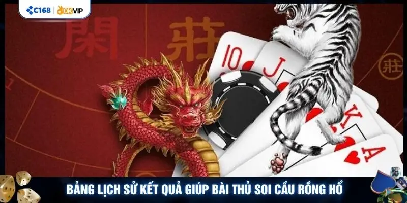 Bảng lịch sử kết quả giúp bài thủ soi cầu Rồng Hổ