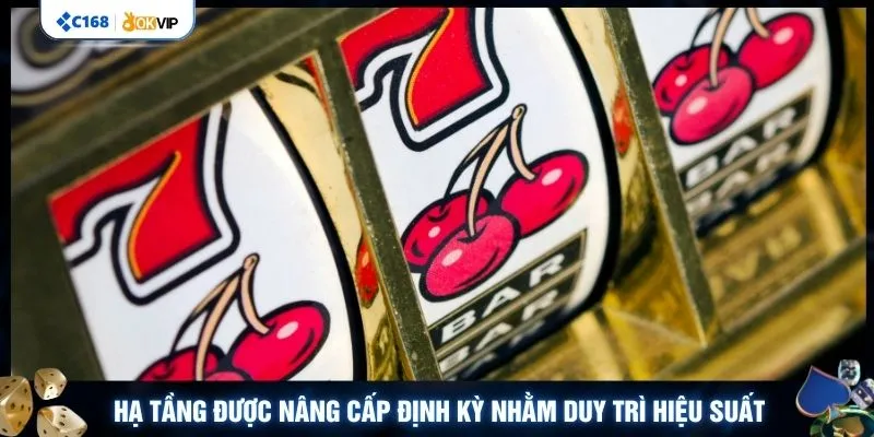 Hạ tầng được nâng cấp định kỳ nhằm duy trì hiệu suất